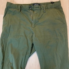 ナノユニバース　パンツ　グリーンの画像