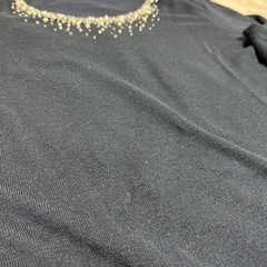 濃紺セーター　長袖　あげますの画像