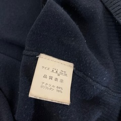 濃紺セーター　長袖　あげますの画像