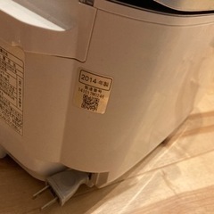炊飯器　パナソニック Wおどり炊き SR-SPX184の画像