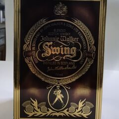 未開封：古酒 ジョニーウォーカー Swing スコッチウイスキー 750ml 43度 箱ありの画像