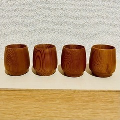 屋久杉おちょこ4個
