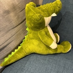 ワニ動物ぬいぐるみ　ほぼ新品の画像