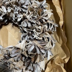 【冬仕様】白いリース／美品の画像
