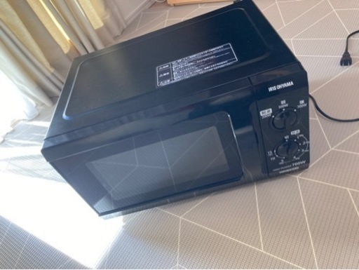 【動作確認済み】IRIS OHYAMA / アイリスオーヤマ　電子レンジ　フラットテーブル　IBM-F183-5　2016年製　黒色