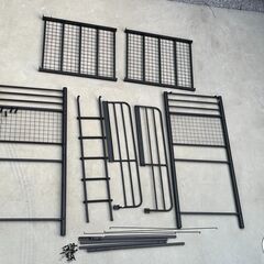 ロフトベッド　スチールハイベッド