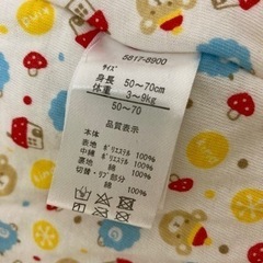 ロンパース（50〜70サイズ）ベビー服の画像