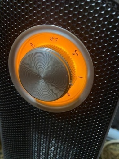 レトロ　セラミックヒーター 電気ファンヒーター 2秒速暖