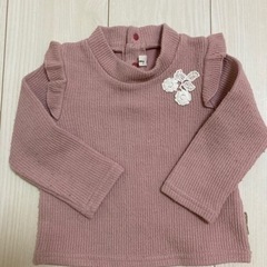 80サイズ　女の子　ベビー　
ポンチョ&ニット3点　の画像