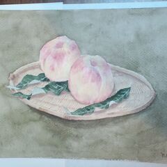 水彩 静物画（横） 各１枚の画像