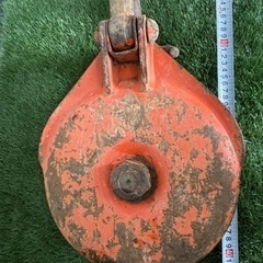 南星 滑車 シャックル式 車径250mm 