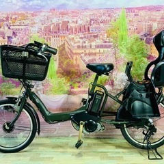 ❶5774子供乗せ電動アシスト自転車YAMAHA 20インチ良好...