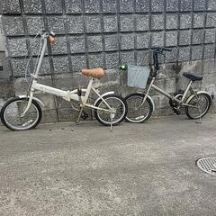 折りたたみ自転車２台