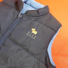  ELLE 90㌢ リバーシブルダウンベスト『USED』の画像