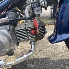 スーパーカブ50カスタム　88cc黄色ナンバー　自賠責付きの画像