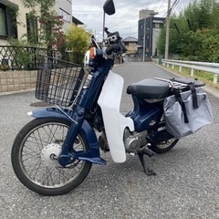 スーパーカブ50カスタム　88cc黄色ナンバー　自賠責付き