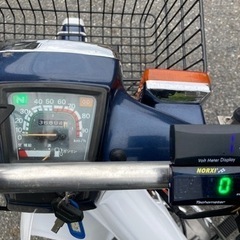 スーパーカブ50カスタム　88cc黄色ナンバー　自賠責付きの画像