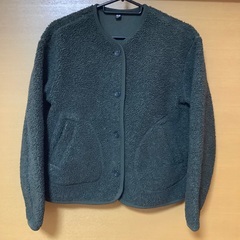 ユニクロ　ボアジャケット　Sサイズ　カーキ色