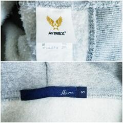 アヴィレックス AVIREX 厚手パーカー 裏起毛の画像