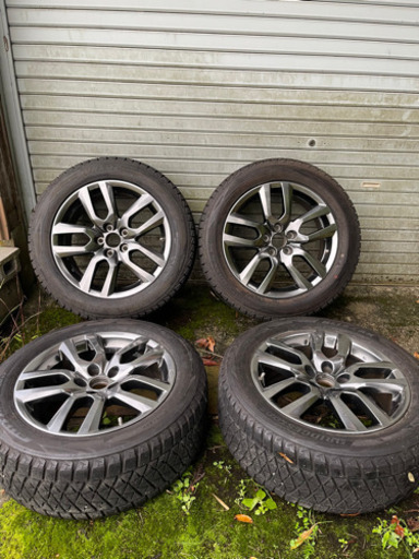 レクサスNX 高級純正グロスアルミ　スタッドレスセット　バリ溝　ハリアーにも