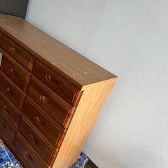 家具 収納家具 タンス、衣類収納　3/19までにお引き取りいただける方歓迎ですの画像