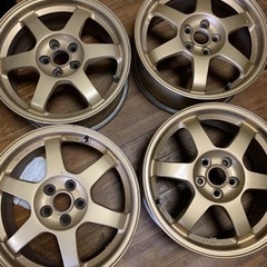 STI アルミホイール　TE07？　レイズの画像