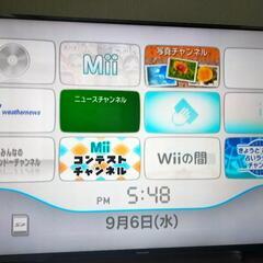 wiiとwii fitセットの画像