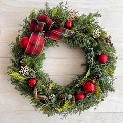 クリスマスリースづくり