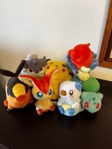ポケモンたちのぬいぐるみ