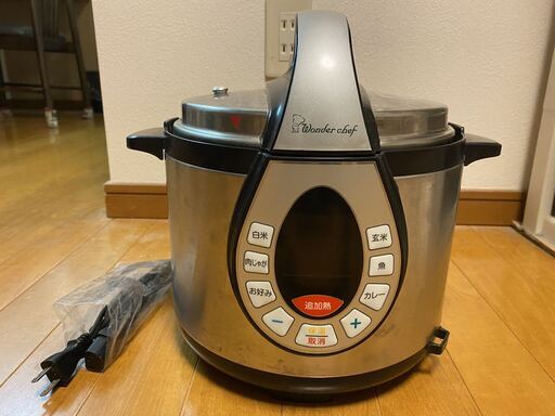 ワンダーシェフ GEDA40 電気圧力鍋 4L(状態良)　安く売ります