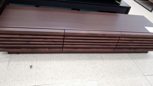 ★ジモティ割あり★ タンスのゲン テレビ台 茶 H27×D41×W149 クリーニング済み TJ2803