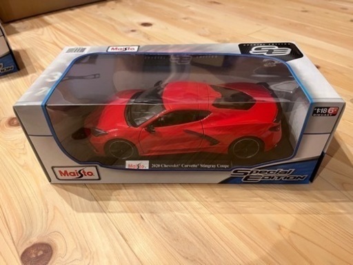 シボレー　コルベットスティングレー　マイスト　ミニカー