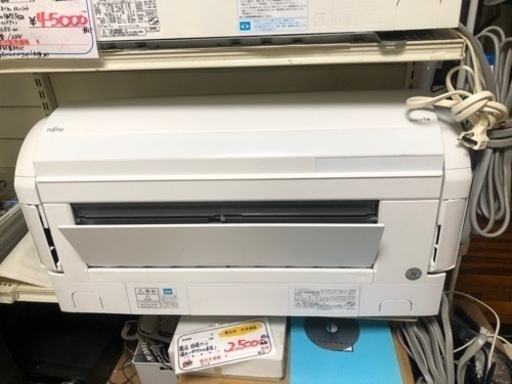 【リサイクルサービス八光】2019年製　富士通　AS-XW56K2W エアコン　加湿器セットモデル 200V (18畳用) ホワイト