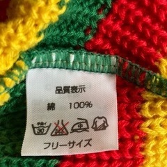ニット帽 ジャマイカ🇯🇲 ラスタカラー　カラフルの画像
