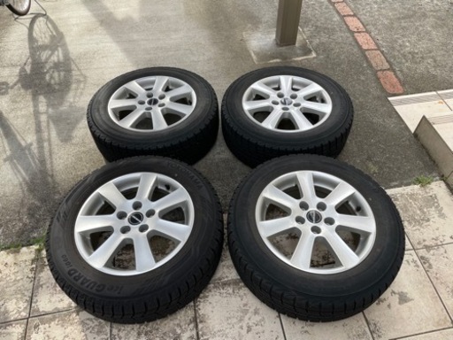 アルミホイール・スタッドレス4本セット 215/60R16