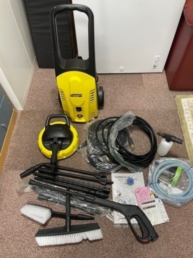 ■中古品 ヒダカ HIDAKA 家庭用高圧洗浄機 HK-1890 100V 60Hz専用 付属品多数 動作問題なし■