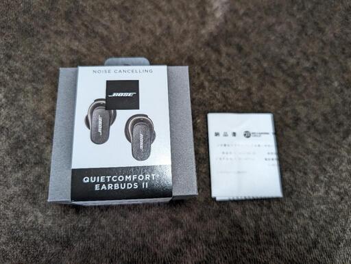 ヘッドフォン BOSE QUIETCOMFORT EARBUDS II TRIPLE BLACK