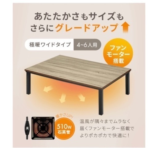 【定価5万位上】使用1年未満　こたつ、ソファーセット