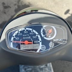 スズキ　レッツ4G 原付　お話中の画像
