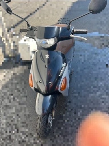 スズキ　レッツ4G 原付　お話中