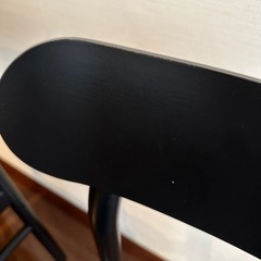 IKEA イケア RÖNNINGE ロッニンゲ ダイニングチェア ブラック 二脚セットの画像