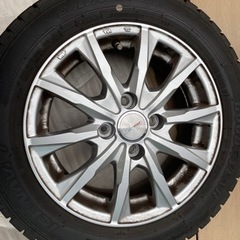 交渉中 美品✨スタッドレスタイヤ ホイールセット 165/65R14 (た
