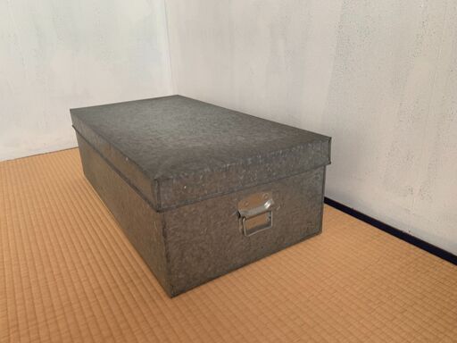 昭和レトロブリキ収納ケース (TG) 大阪の収納家具《収納ケース