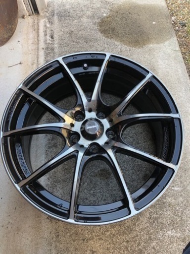 weds sa-10r 18 7.5j 35 114.3 5穴 2本 中古