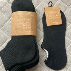 ソックス　3足+1足　ブラック　新品・未使用