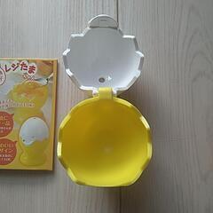 レンジで加熱　半熟卵の画像