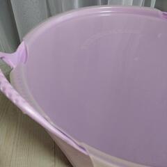 おもちゃ　収納　子供　スタックストー　タブトラックス　TUBTRUGS　パープルピンク　蓋付きの画像