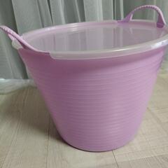 おもちゃ　収納　子供　スタックストー　タブトラックス　TUBTRUGS　パープルピンク　蓋付きの画像