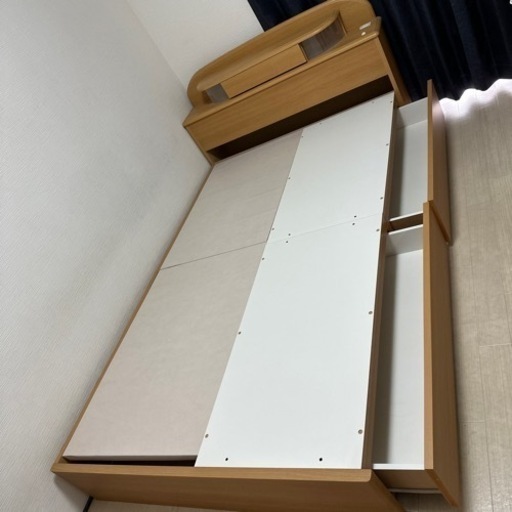 セミダブルベッド・フレームのみ【美品】