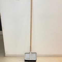 無印良品　MUJI 木製ポール　ちりとり　ほうき　セット